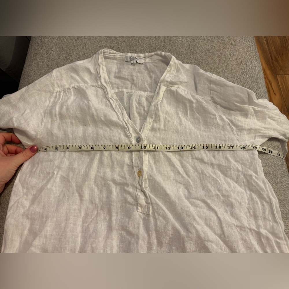 Women’s Rosemarine 100% Linen White Tunic, Made in Italy, S - Picture 6 of 8